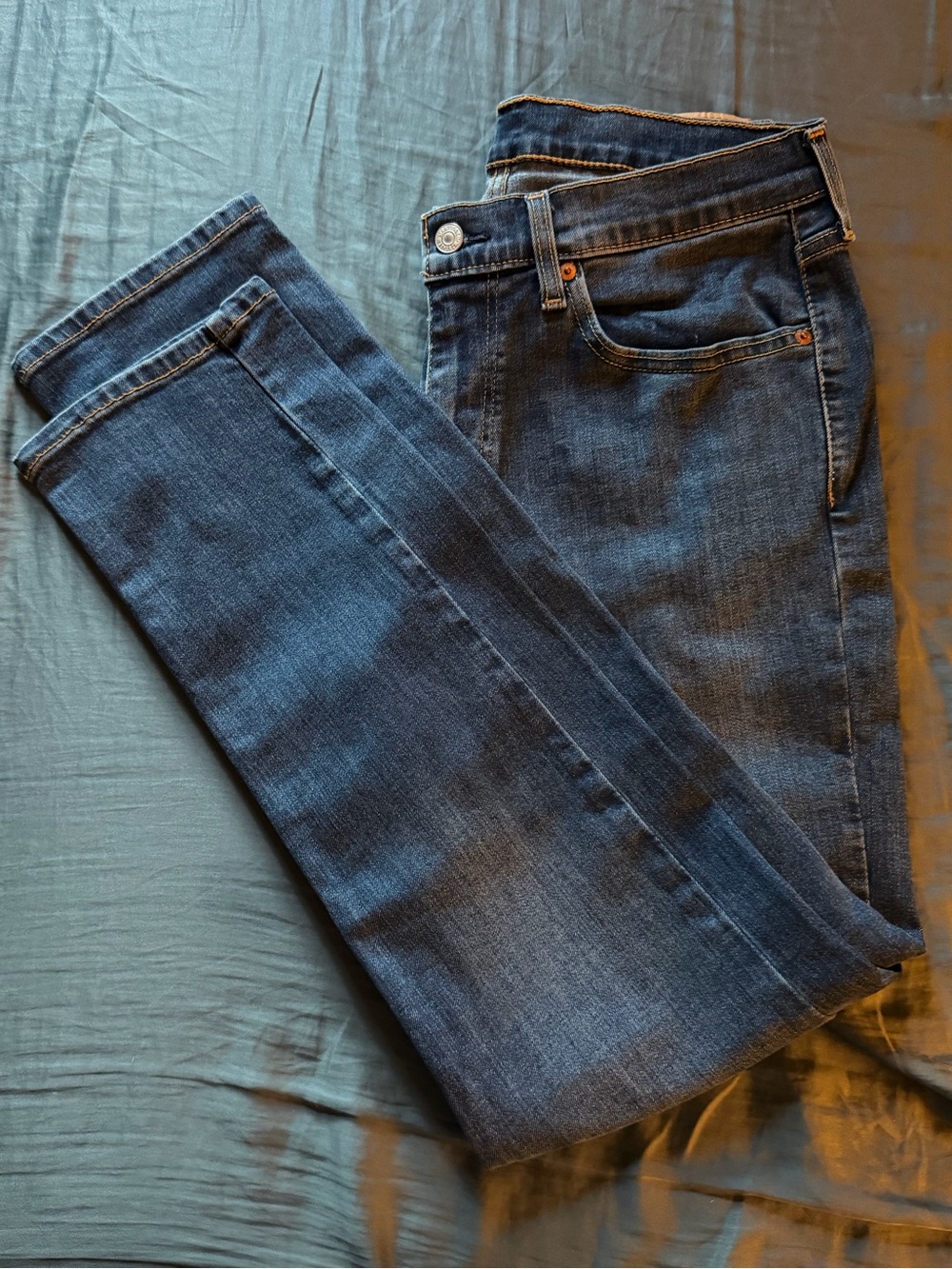Men's Dark Blue Slim Fit Jeans